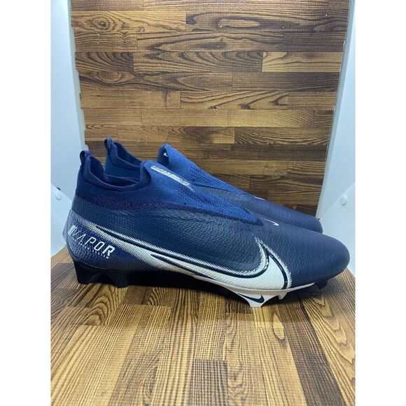 Nike Vapor Edge 360 Elite Flyknit Midnight Navy Cleats Men's Size 15 CV6282-401 - Picture 1 of 7